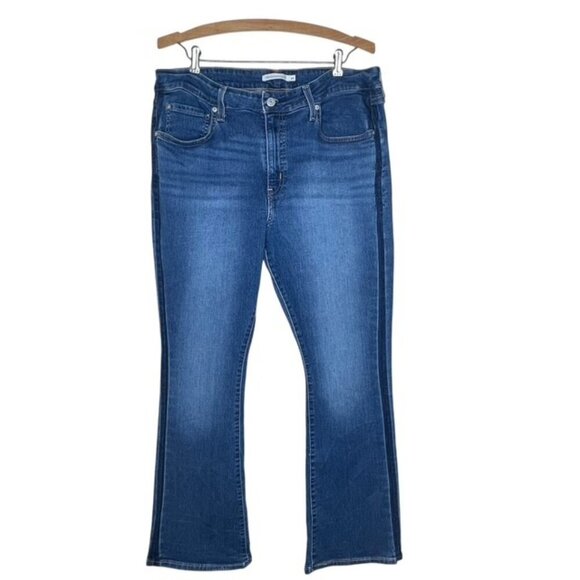 LEVI'S 725 High-Rise Bootcut Jeans in Did It Matter Wash - Size 34 - Picture 1 of 9